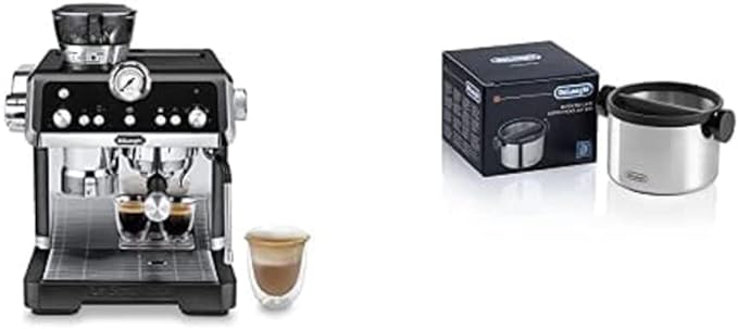 De'Longhi La Specialista Prestigio EC 9355.M – Espresso Siebträgermaschine, Espressomaschine mit integriertem Mahlwerk und professioneller Milchschaumdüse, edelstahl