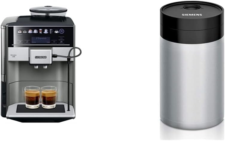 Siemens TE655203RW Freistehende Espressomaschine, 1,7l; 2Tassen; Schwarz, Grau, Silber
