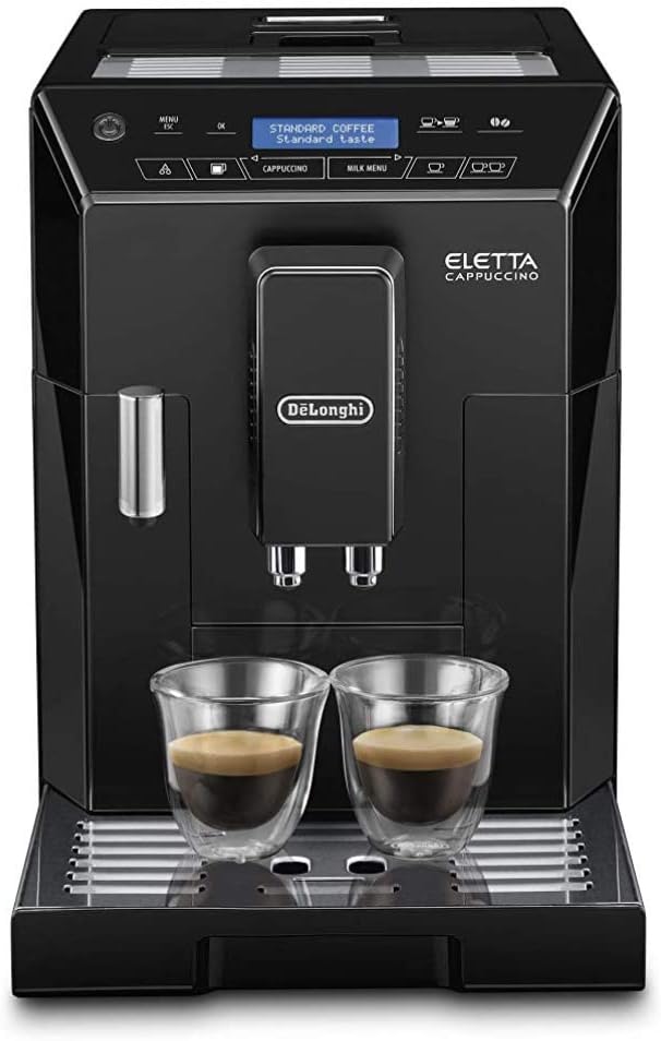 De’Longhi ECAM 44.666.B ELETTA Cappuccino, ECAM44.660.B, Hochglanz-schwarz