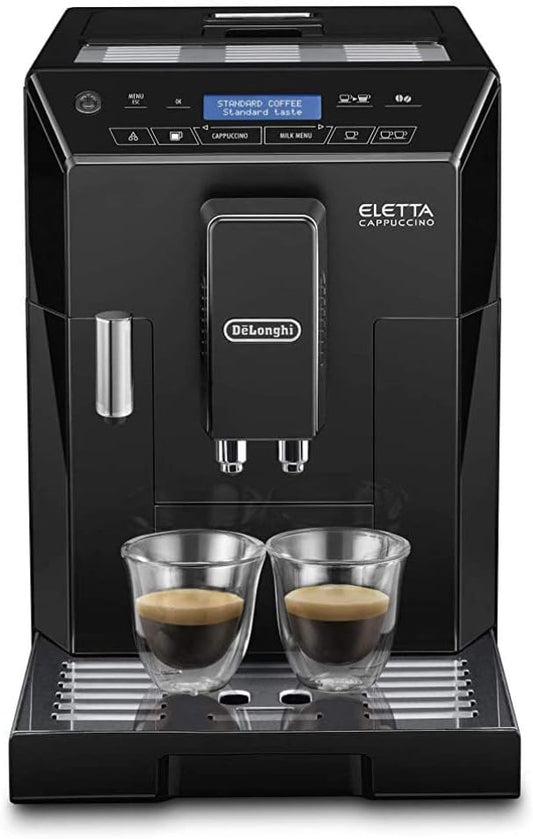 De’Longhi ECAM 44.666.B ELETTA Cappuccino, ECAM44.660.B, Hochglanz-schwarz
