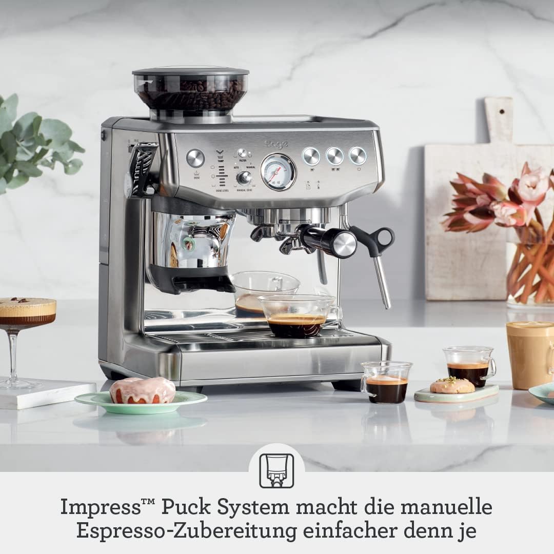 Sage - The Barista Express Impress, Gebürsteter Edelstahl