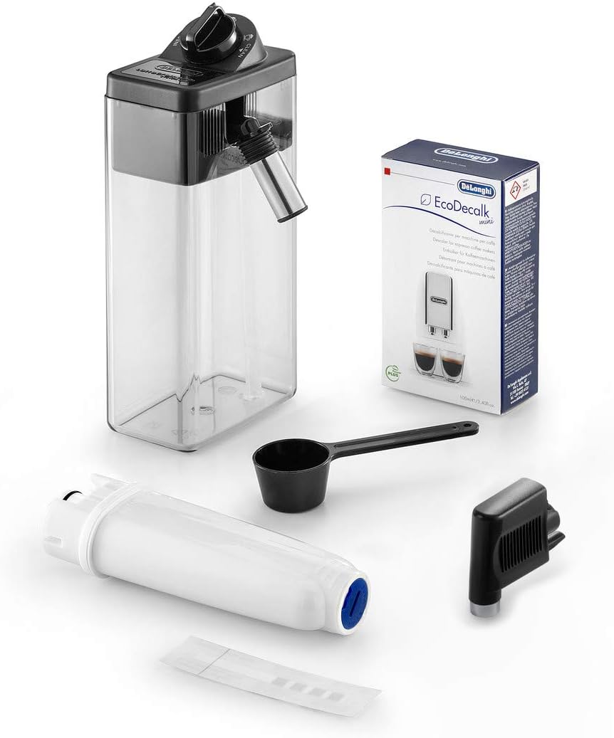 De'Longhi ECAM 23.466.B Kaffeevollautomat mit Milchsystem, Cappuccino und Espresso auf Knopfdruck, Digitaldisplay mit Klartext, 2-Tassen-Funktion, Großer 1,8 Liter Wassertank, Schwarz