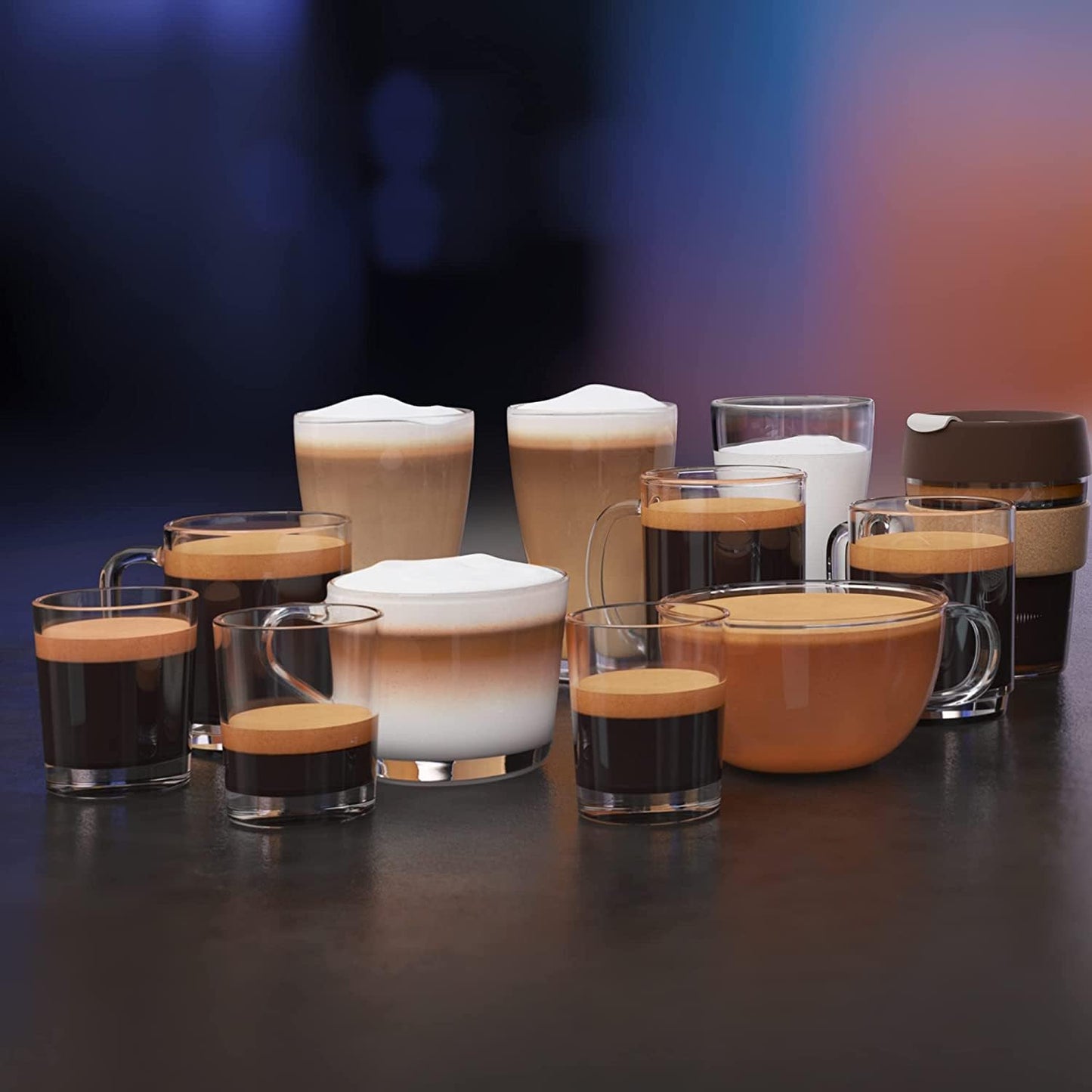 Philips Series 5400 Kaffeevollautomat – LatteGo Milchsystem, 12 Kaffeespezialitäten, Intuitives Display, 4 Benutzerprofile, Schwarz (EP5441/50)