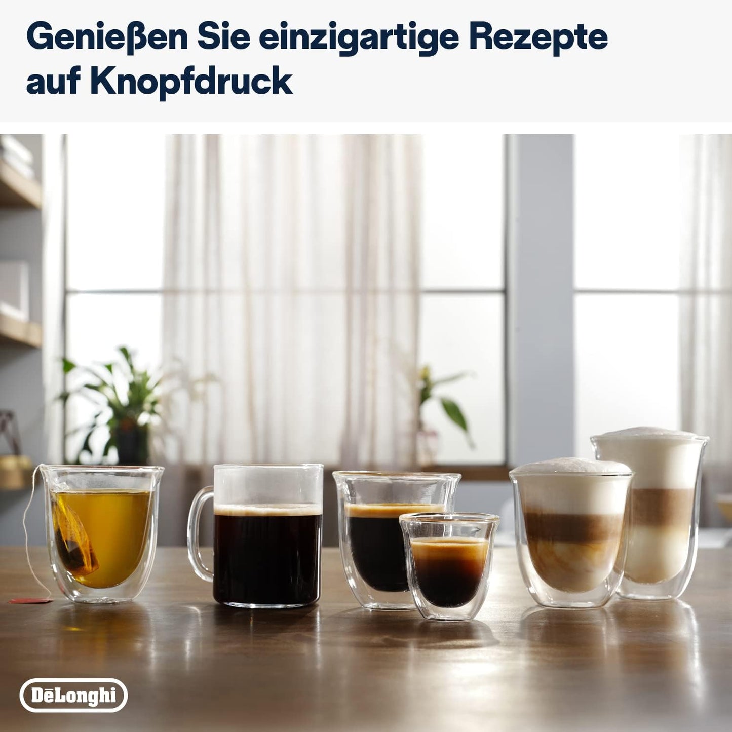 De'Longhi Magnifica Plus ECAM322.70.SB Kaffeevollautomat mit LatteCrema-Milchsystem für Automatischen Cappuccino, Full-Touch-Farbdisplay, Extra Shot-Funktion, x2-Funktion, 1450W, Silber/Schwarz