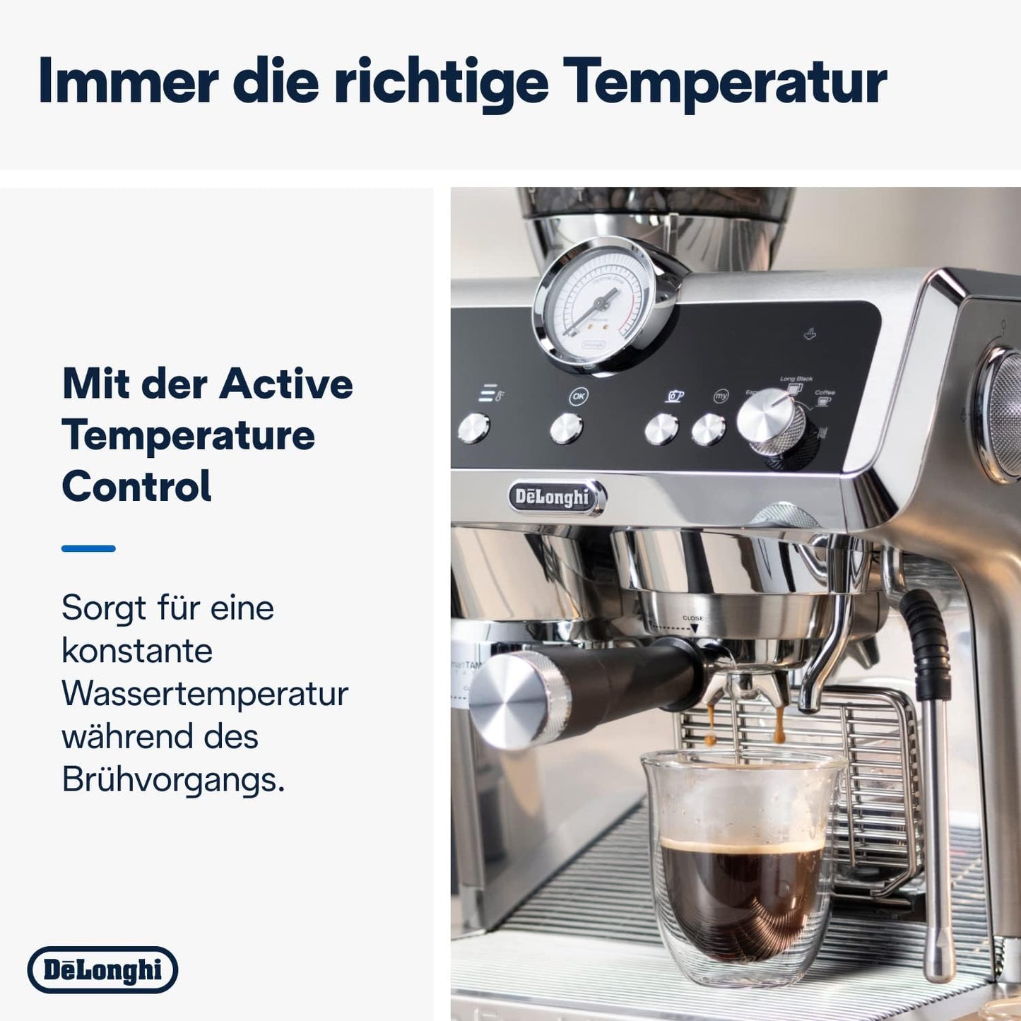 De'Longhi La Specialista Prestigio EC 9355.M – Espresso Siebträgermaschine, Espressomaschine mit integriertem Mahlwerk und professioneller Milchschaumdüse, edelstahl
