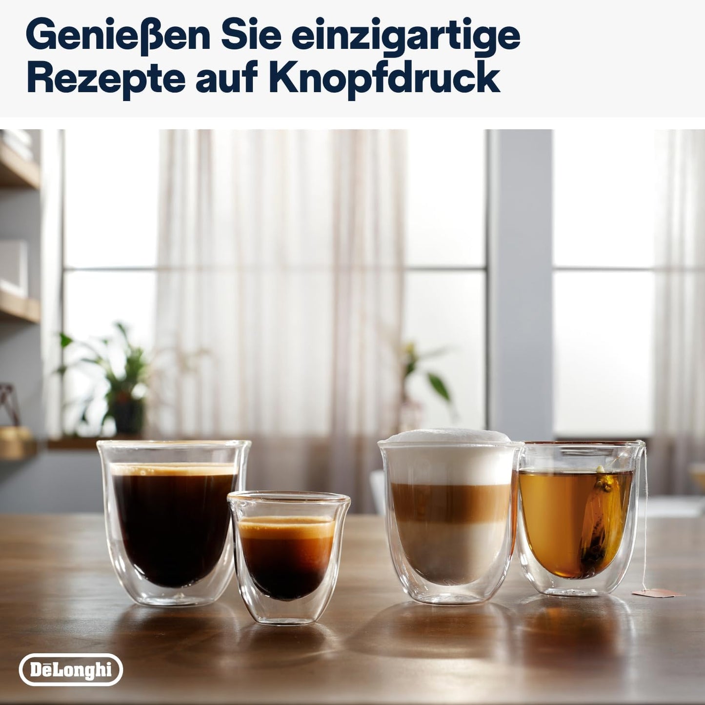 De'Longhi Magnifica Plus ECAM322.70.SB Kaffeevollautomat mit LatteCrema-Milchsystem für Automatischen Cappuccino, Full-Touch-Farbdisplay, Extra Shot-Funktion, x2-Funktion, 1450W, Silber/Schwarz