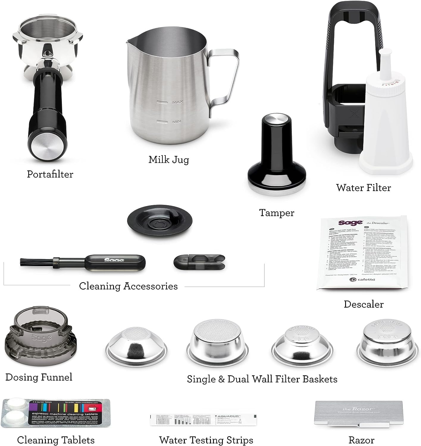 Sage - The Barista Touch, Gebürsteter Edelstahl