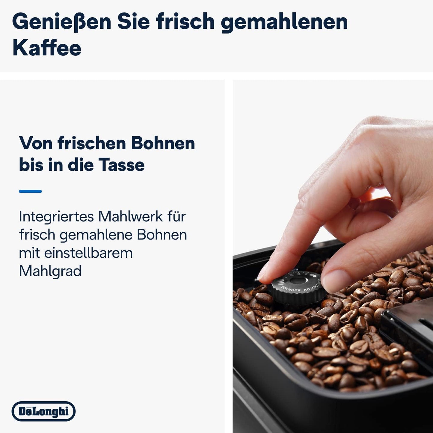 De'Longhi Magnifica Plus ECAM322.70.SB Kaffeevollautomat mit LatteCrema-Milchsystem für Automatischen Cappuccino, Full-Touch-Farbdisplay, Extra Shot-Funktion, x2-Funktion, 1450W, Silber/Schwarz
