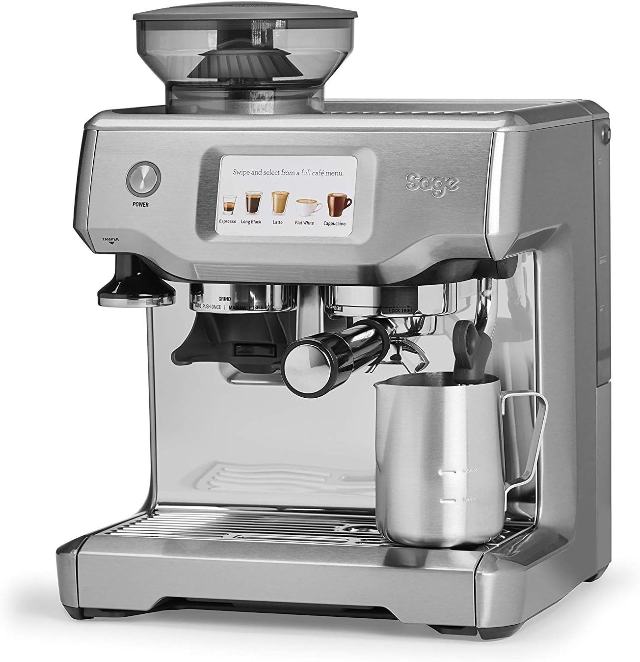 Sage - The Barista Touch, Gebürsteter Edelstahl