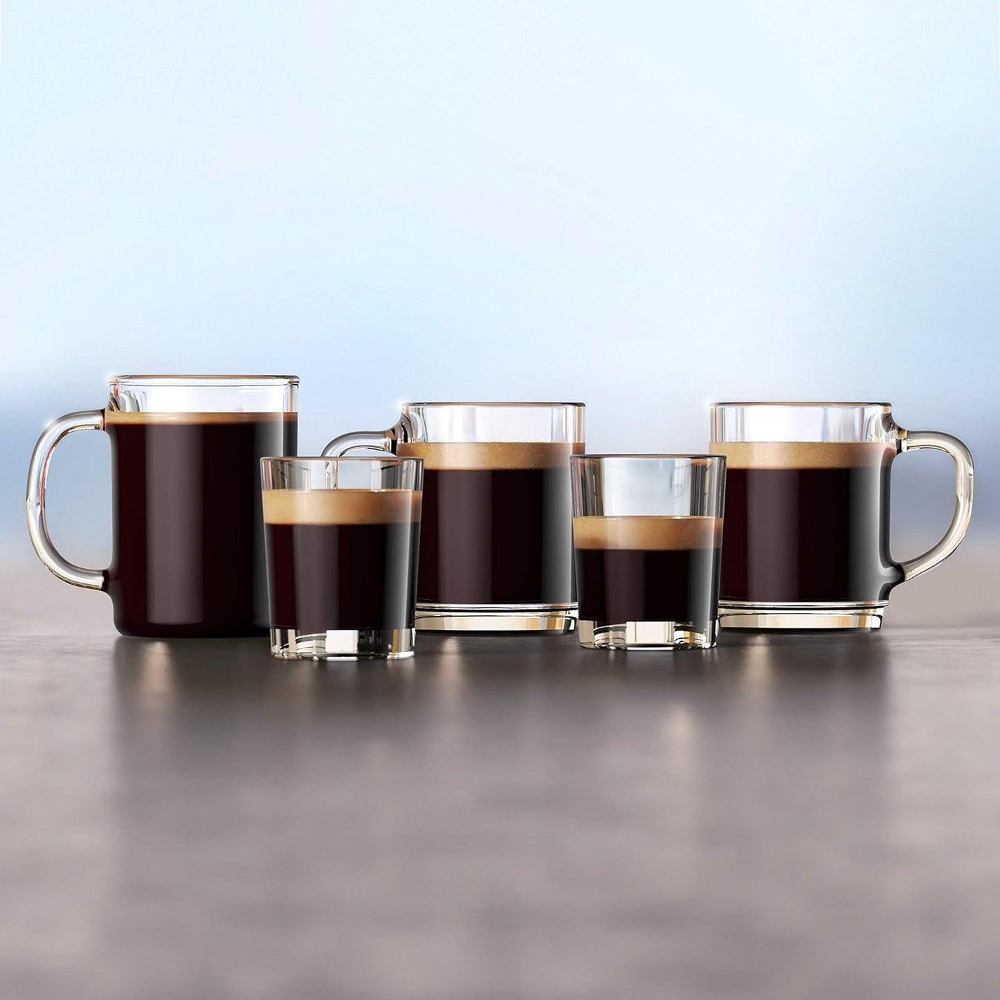 Philips Series 4300 Kaffeevollautomat – Klassischer Milchaufschäumer, 5 Kaffeespezialitäten, Intuitives Display, Glänzendes Schwarz (EP4321/50)